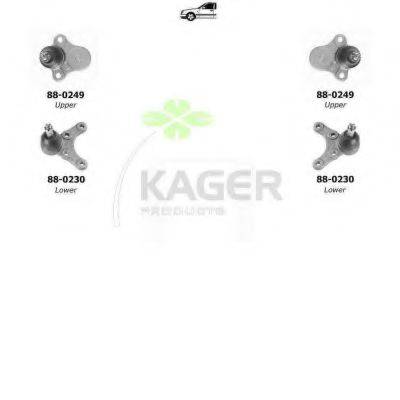 KAGER 801197 Підвіска колеса