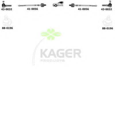 KAGER 801373 Підвіска колеса