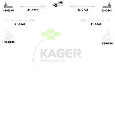 KAGER 801374 Підвіска колеса