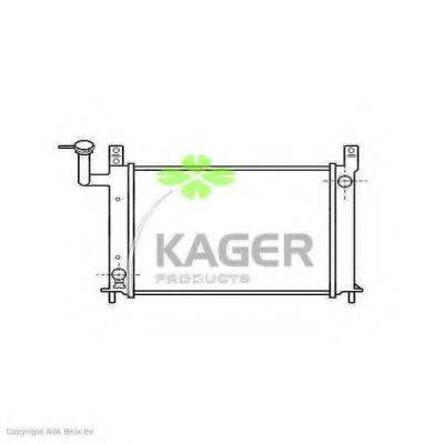 KAGER 310234 Радіатор, охолодження двигуна