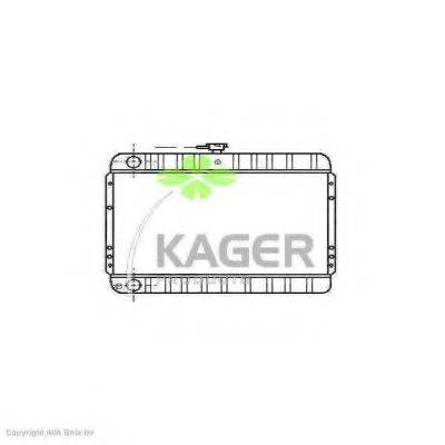 KAGER 310237 Радіатор, охолодження двигуна