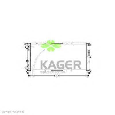 KAGER 310405 Радіатор, охолодження двигуна