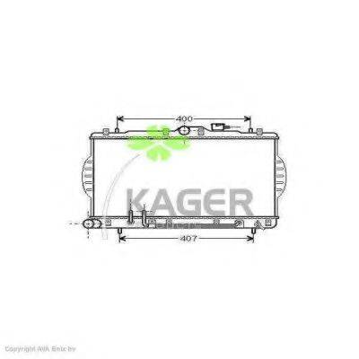 KAGER 310514 Радіатор, охолодження двигуна