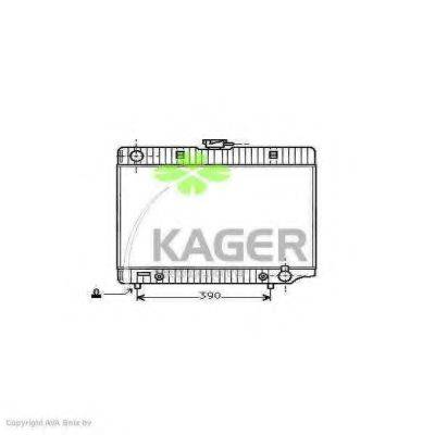 KAGER 310581 Радіатор, охолодження двигуна