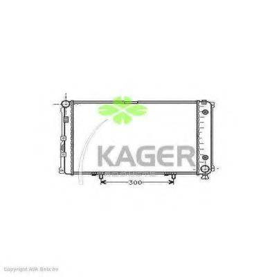 KAGER 310587 Радіатор, охолодження двигуна