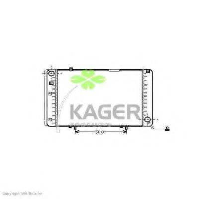 KAGER 310605 Радіатор, охолодження двигуна
