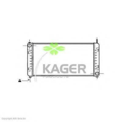 KAGER 310609 Радіатор, охолодження двигуна