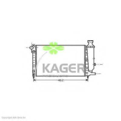 KAGER 310833 Радіатор, охолодження двигуна