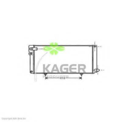 KAGER 310837 Радіатор, охолодження двигуна