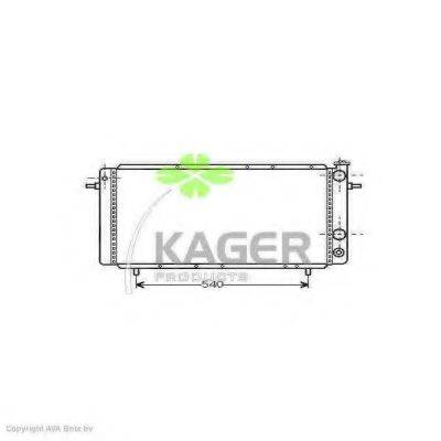 KAGER 310910 Радіатор, охолодження двигуна