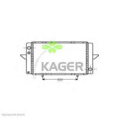 KAGER 310919 Радіатор, охолодження двигуна