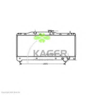 KAGER 311099 Радіатор, охолодження двигуна
