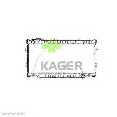 KAGER 311114 Радіатор, охолодження двигуна