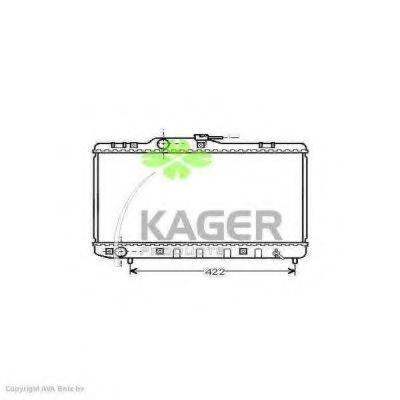 KAGER 311115 Радіатор, охолодження двигуна
