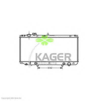 KAGER 311138 Радіатор, охолодження двигуна