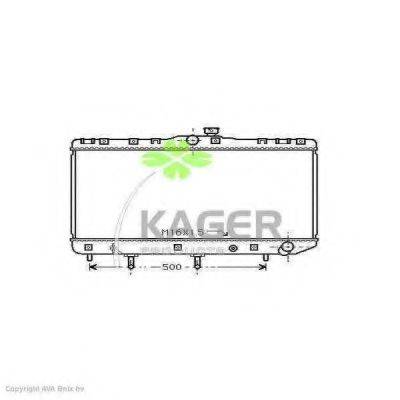 KAGER 312055 Радіатор, охолодження двигуна