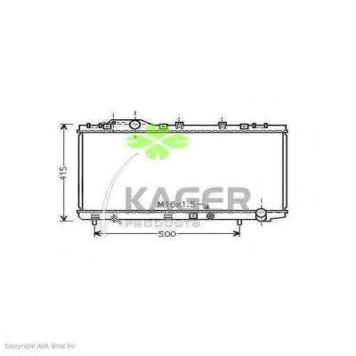 KAGER 312056 Радіатор, охолодження двигуна