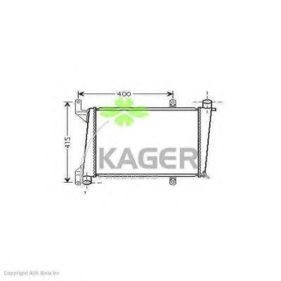 KAGER 313103 Радіатор, охолодження двигуна