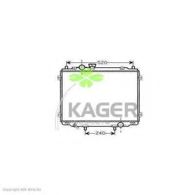 KAGER 313357 Радіатор, охолодження двигуна