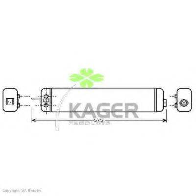 KAGER 313681 масляний радіатор, моторне масло