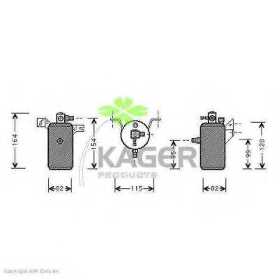 KAGER 945617 Осушувач, кондиціонер