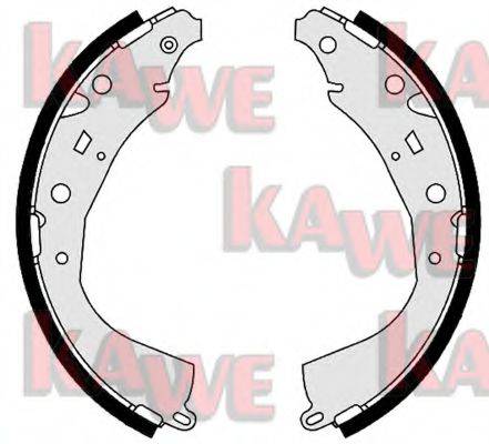 KAWE 09600 Комплект гальмівних колодок, стоянкова гальмівна система