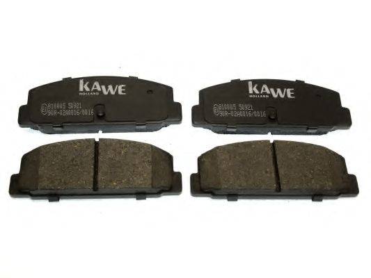 KAWE 810005 Комплект гальмівних колодок, дискове гальмо