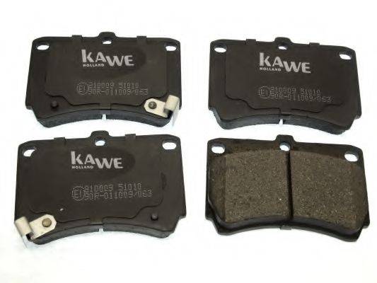 KAWE 810009 Комплект гальмівних колодок, дискове гальмо
