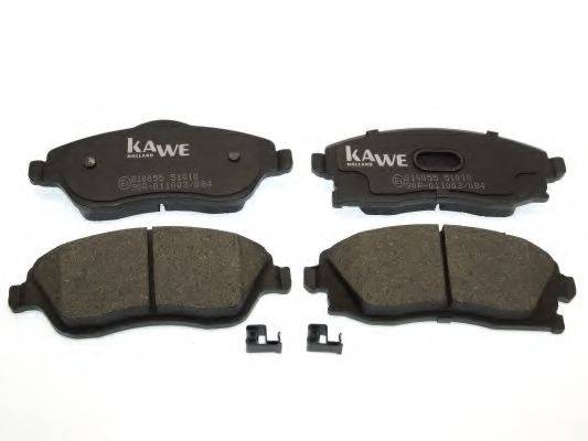 KAWE 810055 Комплект гальмівних колодок, дискове гальмо