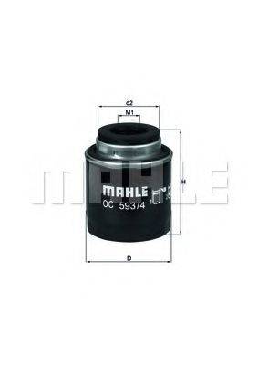 MAHLE ORIGINAL OC5934 Масляний фільтр