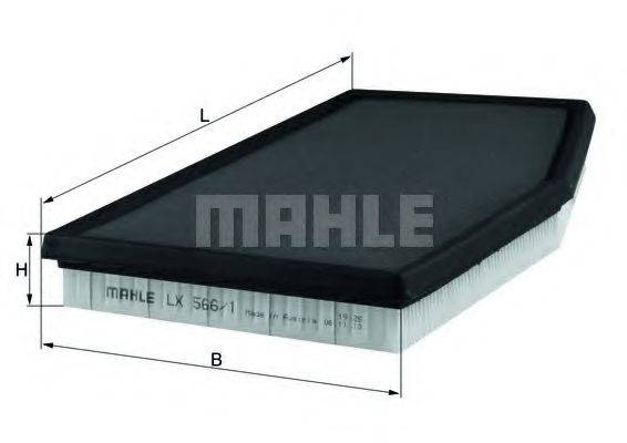 MAHLE ORIGINAL LX5661 Повітряний фільтр