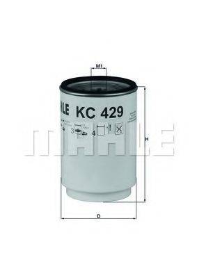 MAHLE ORIGINAL KC429D Паливний фільтр
