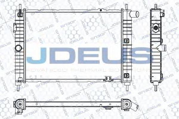JDEUS RA0200401 Радіатор, охолодження двигуна