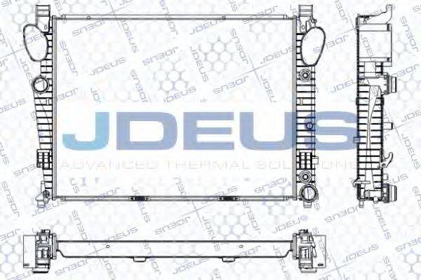 JDEUS RA0170680 Радіатор, охолодження двигуна