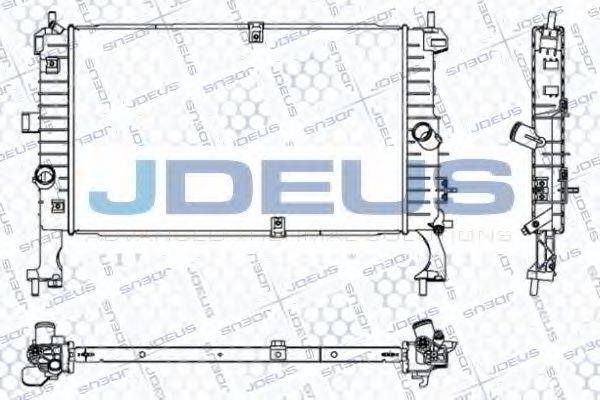 JDEUS 020M04 Радіатор, охолодження двигуна