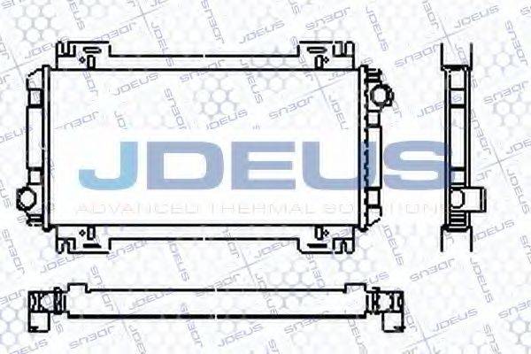 JDEUS RA0120060 Радіатор, охолодження двигуна