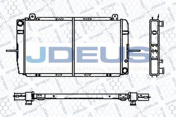 JDEUS RA0120371 Радіатор, охолодження двигуна