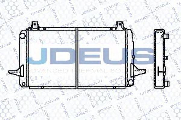 JDEUS RA0120430 Радіатор, охолодження двигуна