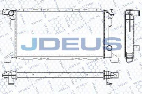 JDEUS RA0120810 Радіатор, охолодження двигуна
