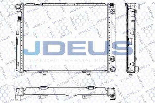 JDEUS RA0170110 Радіатор, охолодження двигуна
