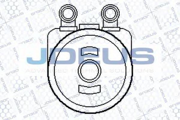 JDEUS 407M37 масляний радіатор, моторне масло