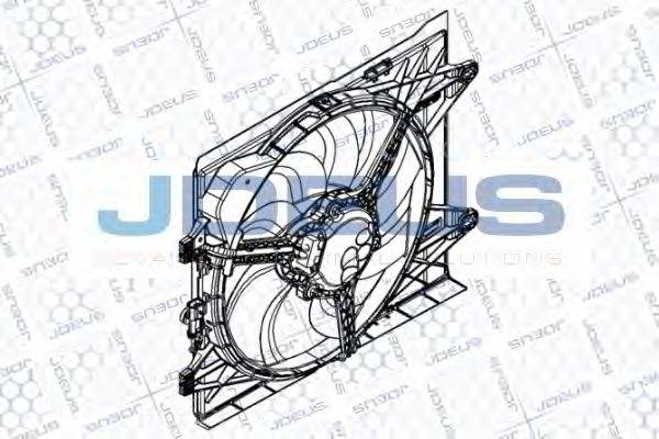 JDEUS EV8C0500 Вентилятор, охолодження двигуна