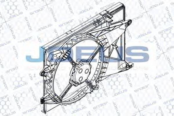 JDEUS EV893000 Вентилятор, охолодження двигуна