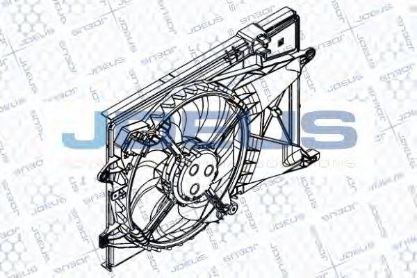 JDEUS EV893600 Вентилятор, охолодження двигуна