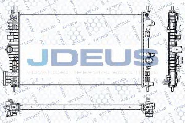 JDEUS RA0201120 Радіатор, охолодження двигуна