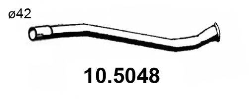 ASSO 105048 Труба вихлопного газу