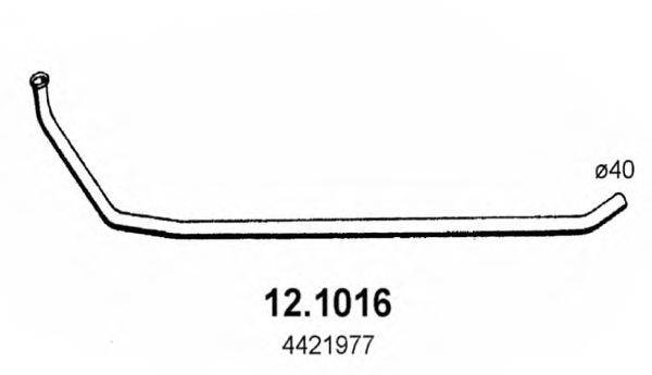 ASSO 121016 Труба вихлопного газу