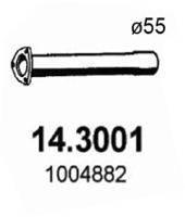 ASSO 143001 Труба вихлопного газу
