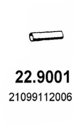 ASSO 229001 Труба вихлопного газу