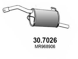 ASSO 307026 Глушник вихлопних газів кінцевий